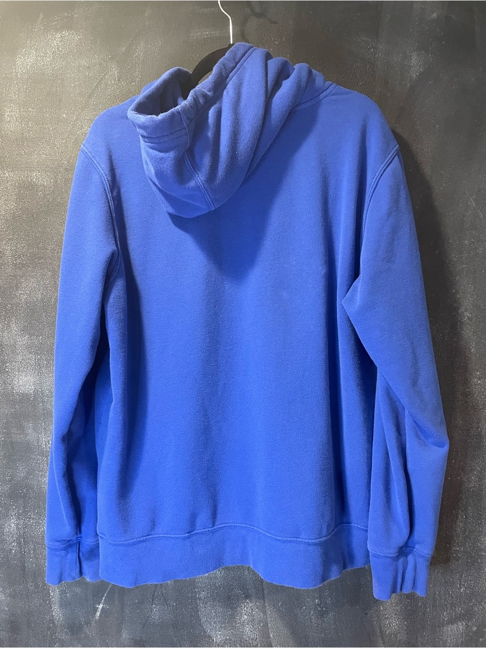 The North Face Blue Logo Pullover Hoodie Men’s Large Fleece Sweatshirt - Picture 2 of 9